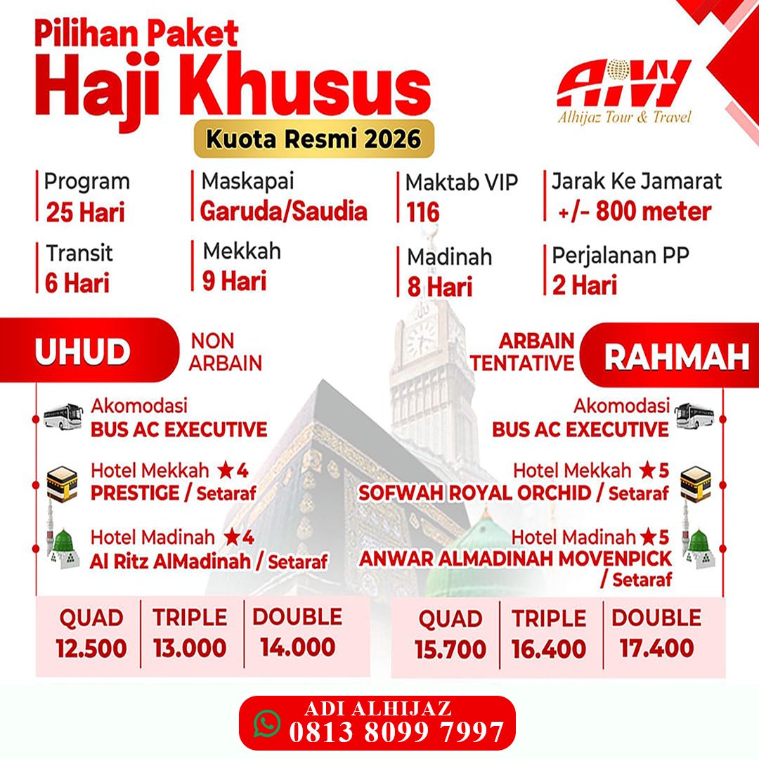 haji plus alhijaz indowisata 2026